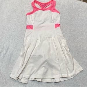 Ivivva Girls Tennis Dress Pink White